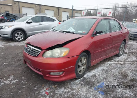 2007 Toyota Corolla S z USA, uszkodzony, nr VIN 2T1BR32E17C780633